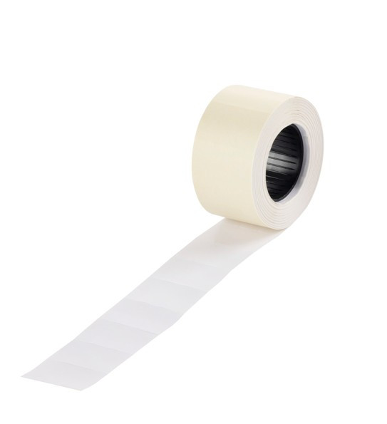 Taśma do metkownicy (5) jednorzędowa prosta (22x12) biała ( MHK) SŁABY KLEJ Kal-Pack